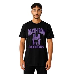 Death Row Records Black and Purple Shirt